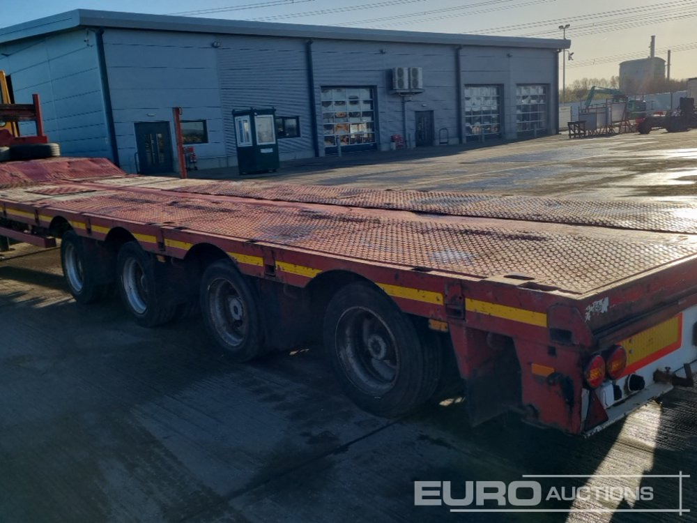 Грузовик бортовой/ Платформа Nooteboom 4 Axle Extendable Low Loader Trailer, Twin Axle Rear Steer, Out Riggers: фото 29