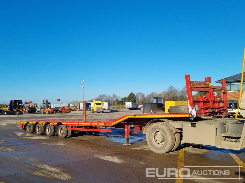 Грузовик бортовой/ Платформа Nooteboom 4 Axle Extendable Low Loader Trailer, Twin Axle Rear Steer, Out Riggers: фото 7