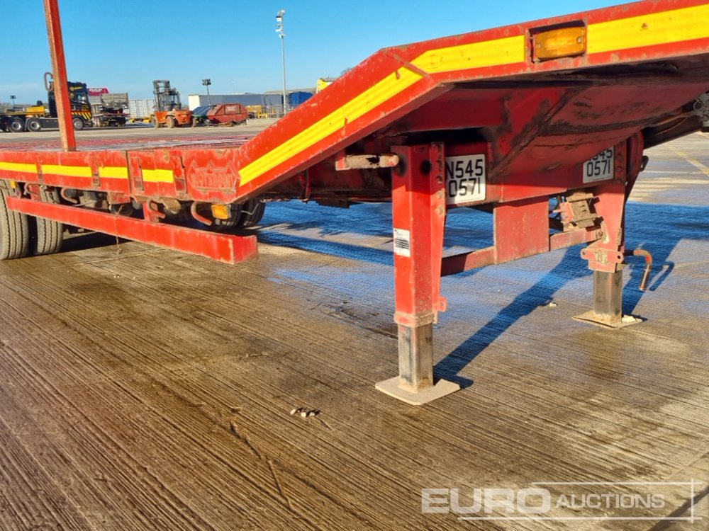 Грузовик бортовой/ Платформа Nooteboom 4 Axle Extendable Low Loader Trailer, Twin Axle Rear Steer, Out Riggers: фото 22