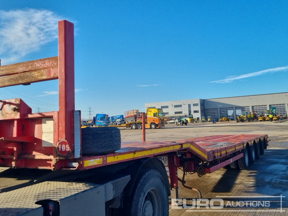 Грузовик бортовой/ Платформа Nooteboom 4 Axle Extendable Low Loader Trailer, Twin Axle Rear Steer, Out Riggers: фото 33