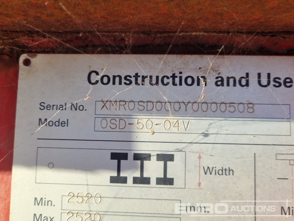 Грузовик бортовой/ Платформа Nooteboom 4 Axle Extendable Low Loader Trailer, Twin Axle Rear Steer, Out Riggers: фото 39