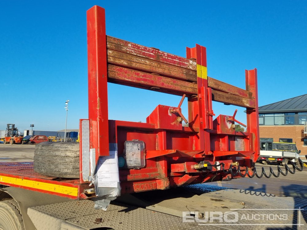 Грузовик бортовой/ Платформа Nooteboom 4 Axle Extendable Low Loader Trailer, Twin Axle Rear Steer, Out Riggers: фото 25