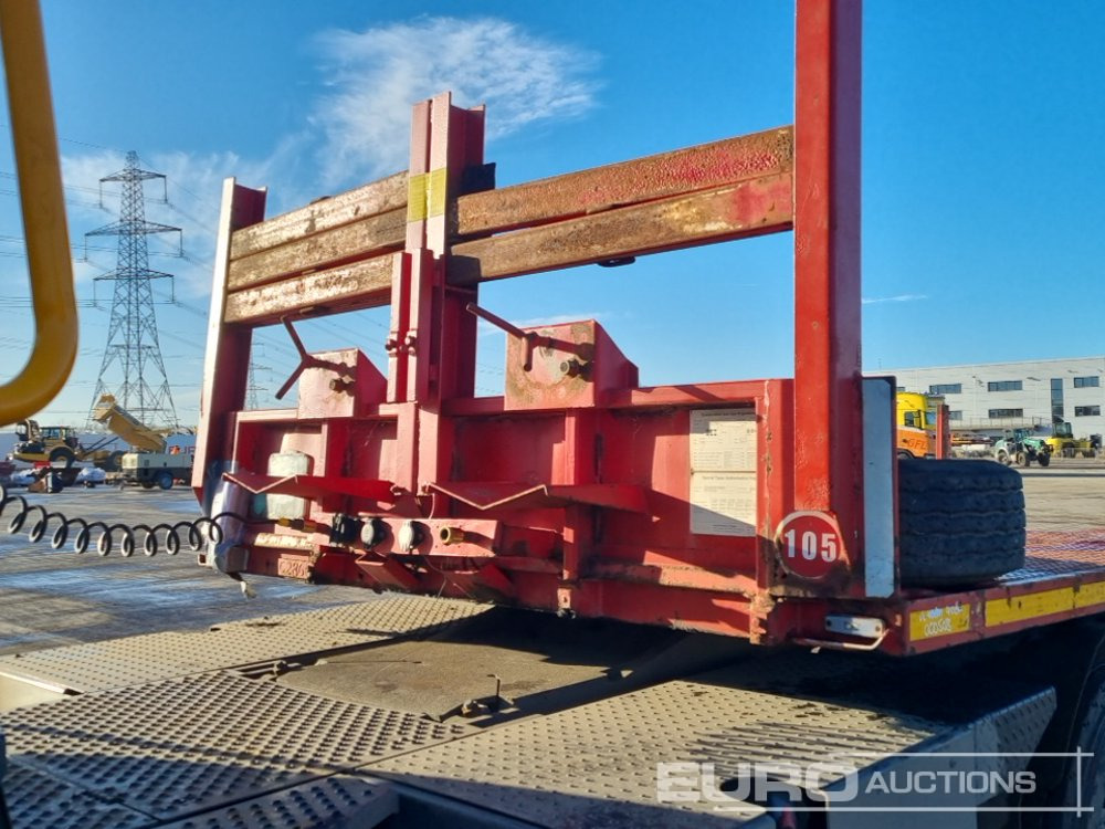 Грузовик бортовой/ Платформа Nooteboom 4 Axle Extendable Low Loader Trailer, Twin Axle Rear Steer, Out Riggers: фото 34