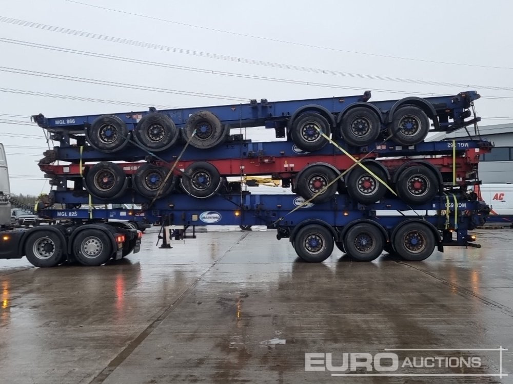 SDC Tri Axle Skeletal Tailer (5 of) - Шасси полуприцеп: фото 2 SDC Tri Axle Skeletal Tailer (5 of) - Шасси полуприцеп: фото 2