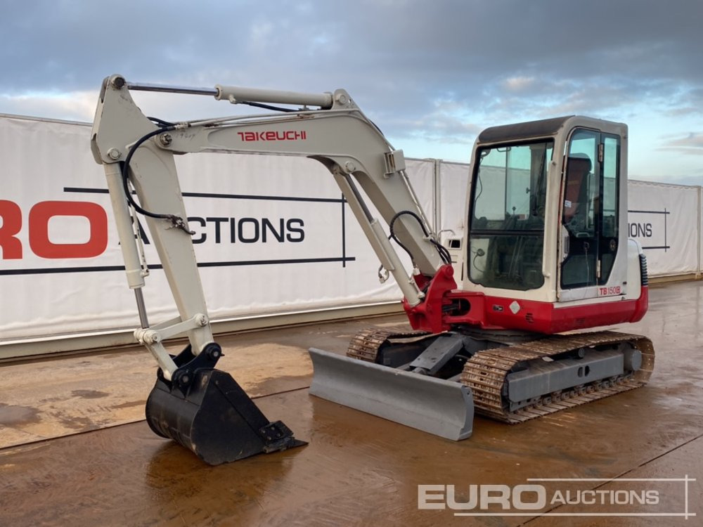 Takeuchi TB150 - Мини-экскаватор: фото 1 Takeuchi TB150 - Мини-экскаватор: фото 1