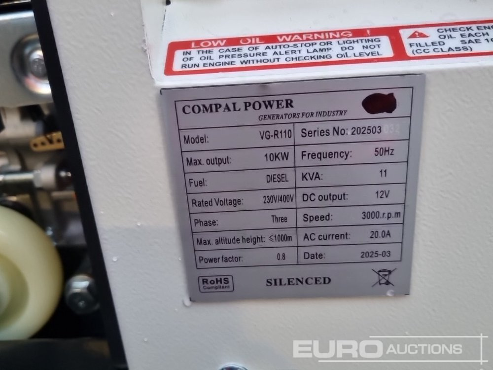 Электрогенератор Unused 2025 Compal Power VG-R110: фото 24