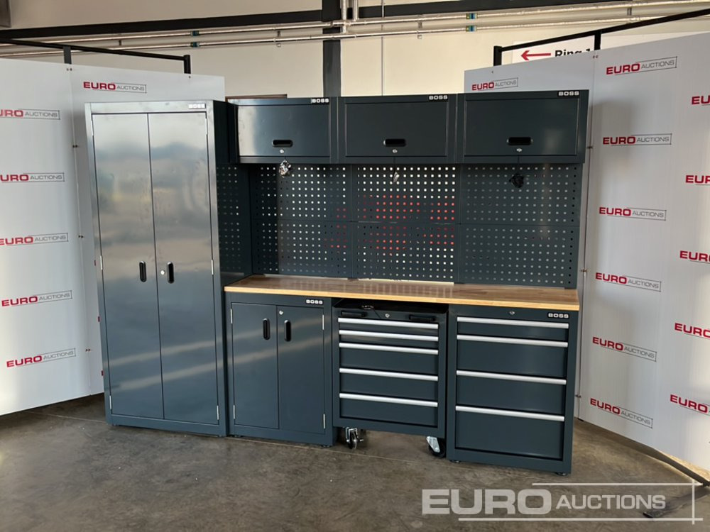 Unused Boss 2.6m 9 Drawer, 5 Cabinet Tool Station - Оборудование для гаражей/ Мастерских: фото 1 Unused Boss 2.6m 9 Drawer, 5 Cabinet Tool Station - Оборудование для гаражей/ Мастерских: фото 1