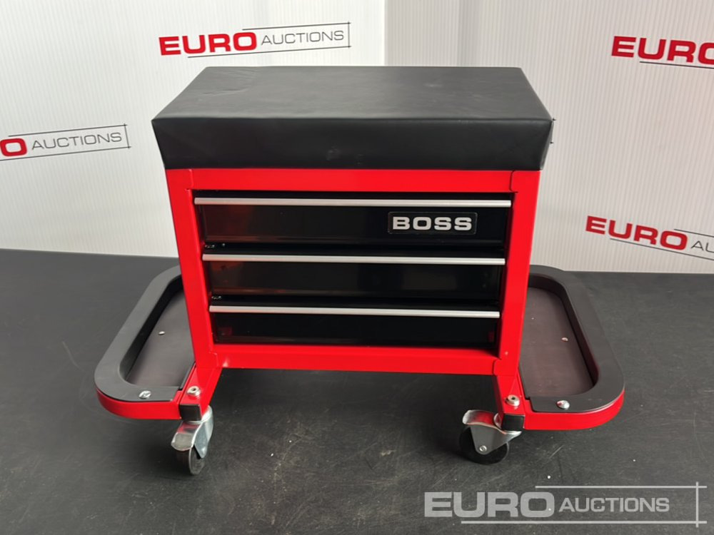 Unused Boss Wheeled Stool Tool Box, 3 Drawers, Magnetic Trays - Оборудование для гаражей/ Мастерских: фото 2 Unused Boss Wheeled Stool Tool Box, 3 Drawers, Magnetic Trays - Оборудование для гаражей/ Мастерских: фото 2