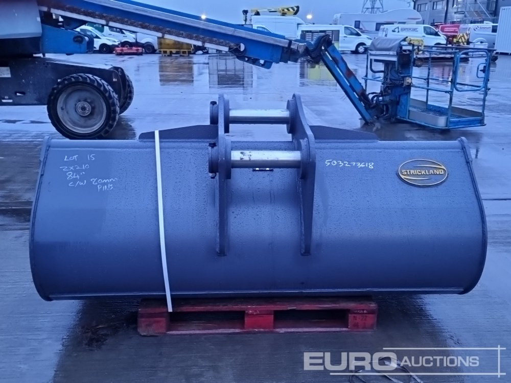 Unused Strickland 84" Ditching Bucket 80mm Pin to suit 20 Ton Excavator - Ковш: фото 4 Unused Strickland 84" Ditching Bucket 80mm Pin to suit 20 Ton Excavator - Ковш: фото 4