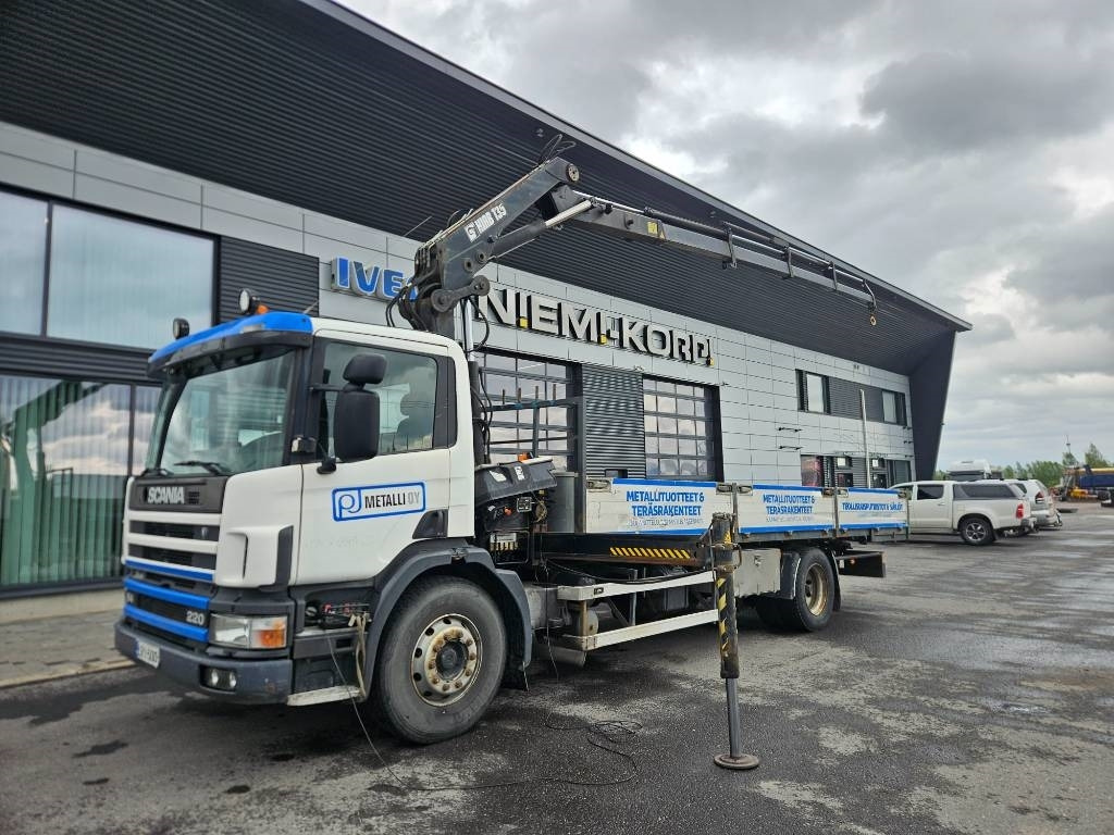 Scania P 94 DB 220 Hiab 135-4 lisähydrauliikalla - Автоманипулятор: фото 1 Scania P 94 DB 220 Hiab 135-4 lisähydrauliikalla - Автоманипулятор: фото 1