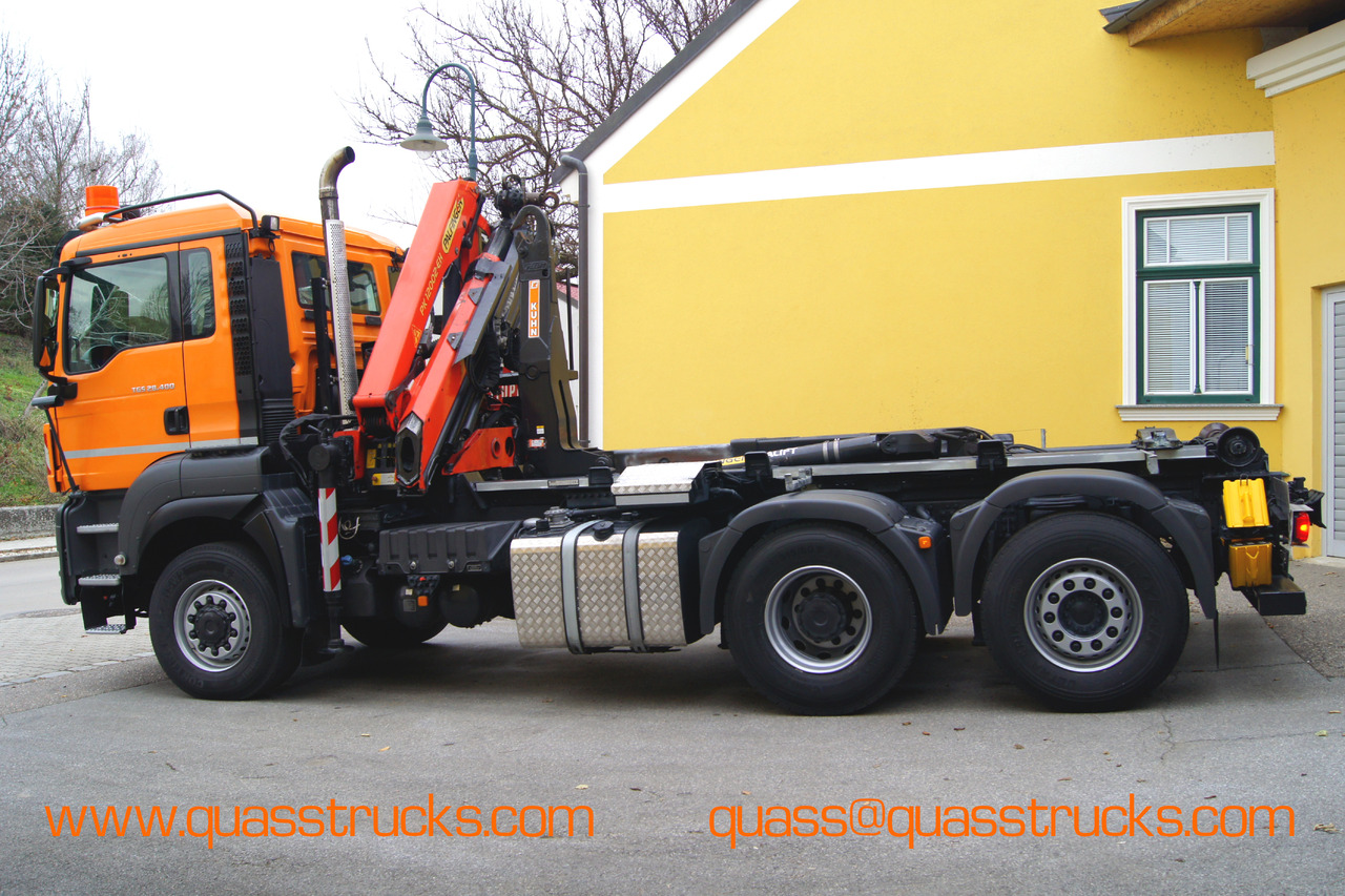MAN TGS 28.400 BL 6x4-4/PK 12002 D/PALIFT/Winterdienst/Streuer/Pflug - Крюковой мультилифт, Автоманипулятор: фото 2 MAN TGS 28.400 BL 6x4-4/PK 12002 D/PALIFT/Winterdienst/Streuer/Pflug - Крюковой мультилифт, Автоманипулятор: фото 2
