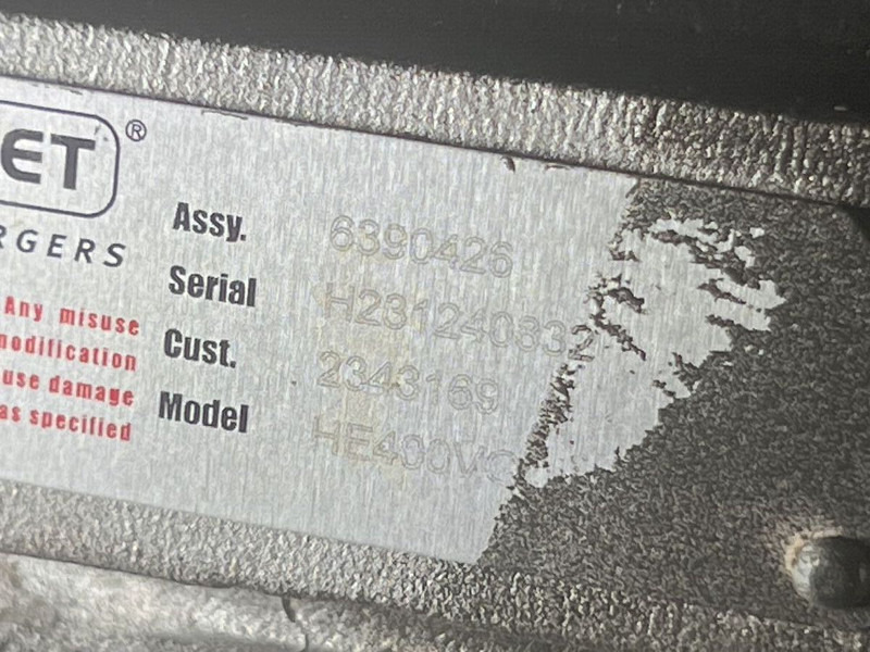 DAF XG 480 FT HOLSET - Турбина: фото 5 DAF XG 480 FT HOLSET - Турбина: фото 5