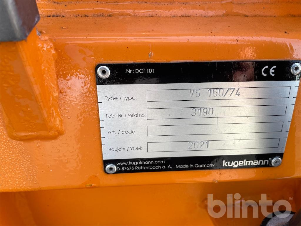 Kugelmann VS160/74 (2021) - Отвал для снега: фото 5 Kugelmann VS160/74 (2021) - Отвал для снега: фото 5