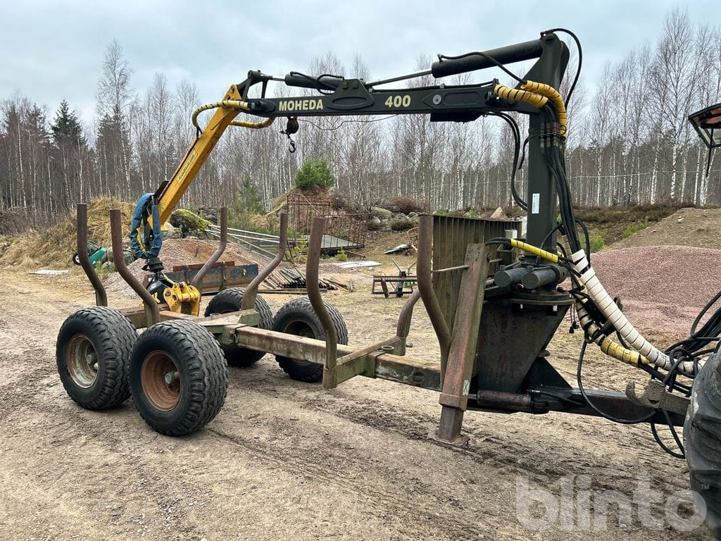 Лесной трактор, Лесной прицеп VALMET 800: фото 6