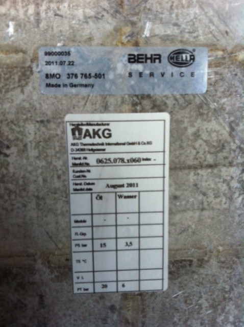 SCAMBIATORE DI CALORE ZF INTARDER - Радиатор для Грузовиков: фото 2 SCAMBIATORE DI CALORE ZF INTARDER - Радиатор для Грузовиков: фото 2