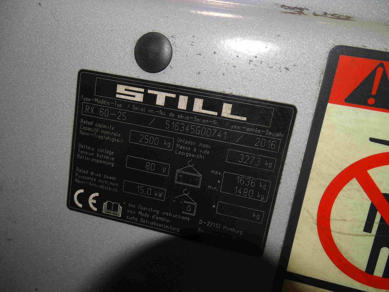 Электропогрузчик STILL RX60-25: фото 8 Электропогрузчик STILL RX60-25: фото 8