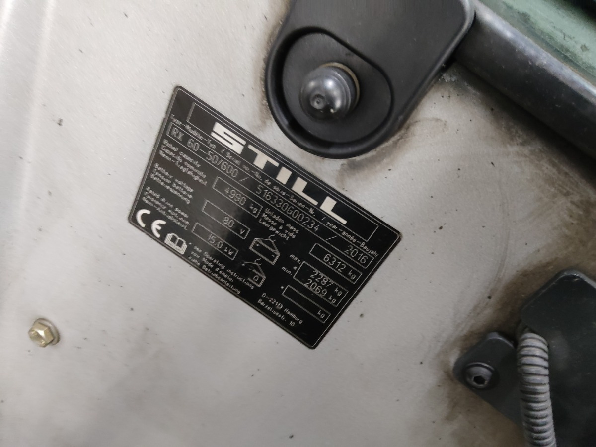 STILL RX60-50/600 - Электропогрузчик: фото 5 STILL RX60-50/600 - Электропогрузчик: фото 5