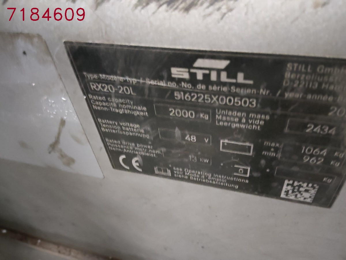 Still RX20-20L - Электропогрузчик: фото 4 Still RX20-20L - Электропогрузчик: фото 4