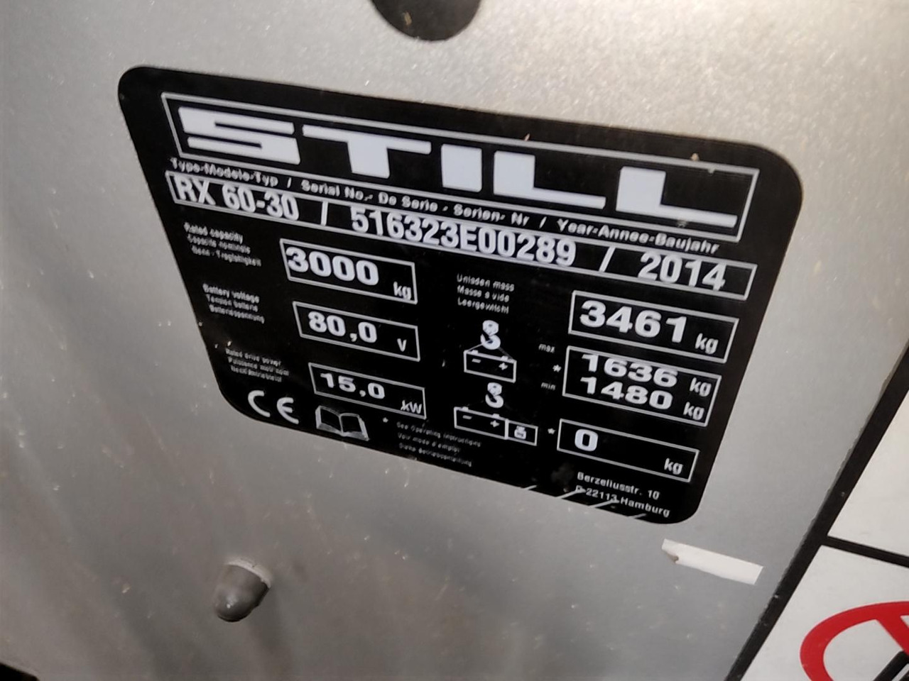 Электропогрузчик Still RX60-30: фото 6 Электропогрузчик Still RX60-30: фото 6