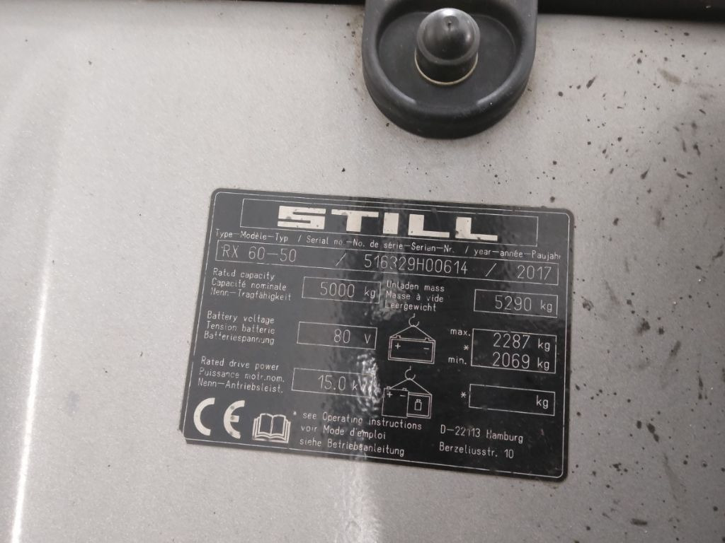 Электропогрузчик Still RX60-50: фото 9 Электропогрузчик Still RX60-50: фото 9