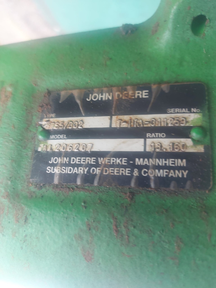 JOHN DEERE Front Axle AL206207: MFWD - Передняя ось для Тракторов: фото 1 JOHN DEERE Front Axle AL206207: MFWD - Передняя ось для Тракторов: фото 1