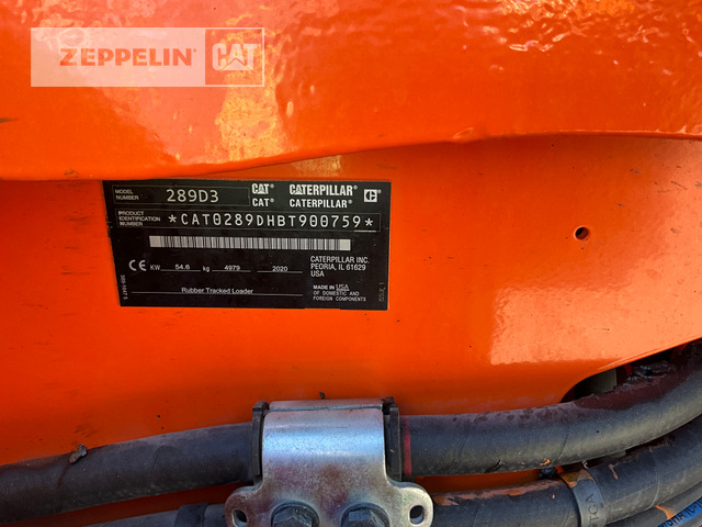 Cat 289D - Мини-погрузчик с бортовым поворотом: фото 5 Cat 289D - Мини-погрузчик с бортовым поворотом: фото 5