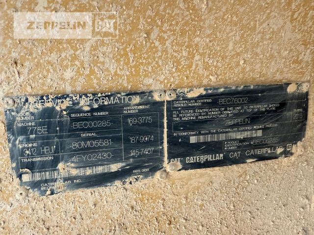 Cat 775E - Карьерный самосвал: фото 5 Cat 775E - Карьерный самосвал: фото 5