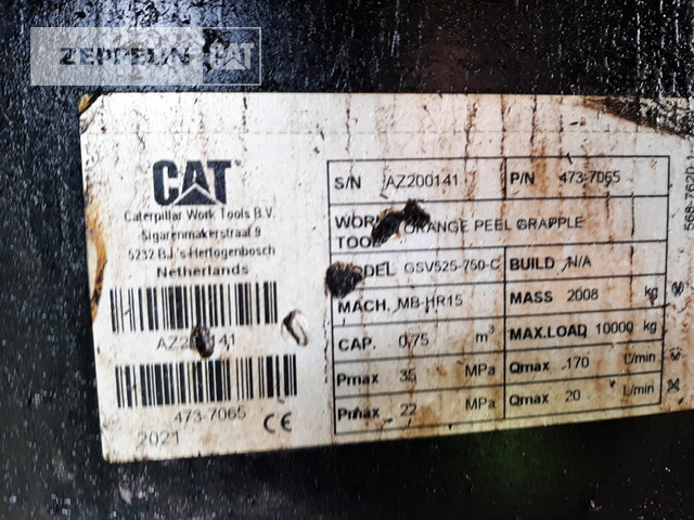 Cat GSV525 Mehrschalen - Грейфер для Строительной техники: фото 5 Cat GSV525 Mehrschalen - Грейфер для Строительной техники: фото 5