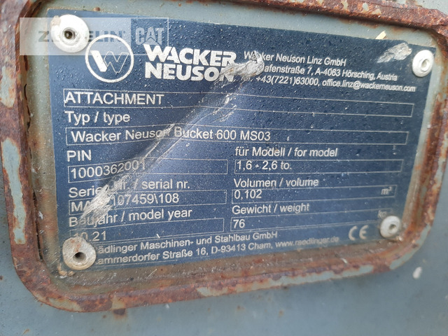 Мини-экскаватор Wacker ET24: фото 17